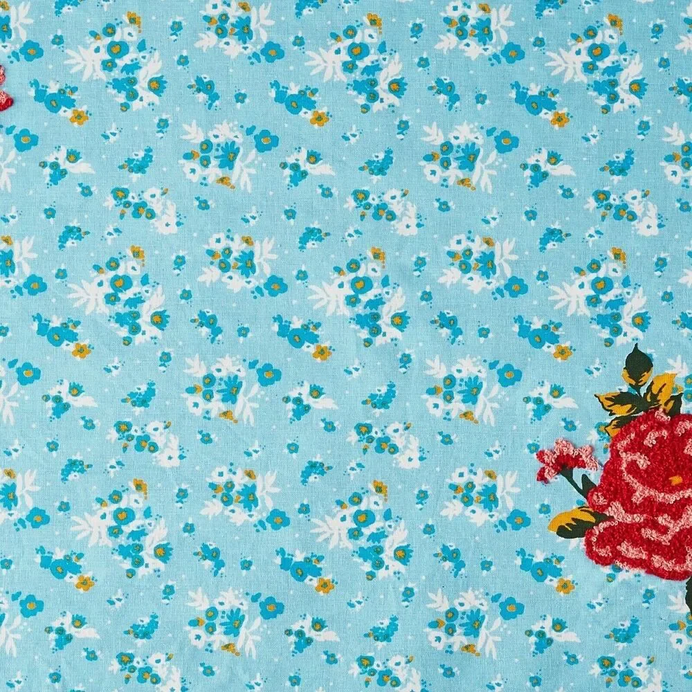Pioneer Woman Sweet Rose Placemat 1-pc Farmhouse Country Reversible Cotton Gift